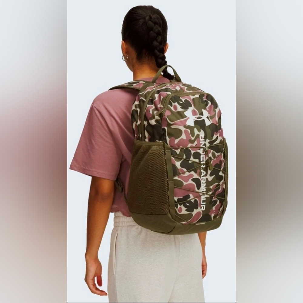 Under Armour Hustle Sport 6.0 - Marine Camo 26L NEW - Picture 3 of 7
